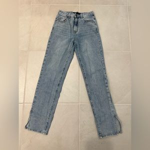 Split Hem Jeans